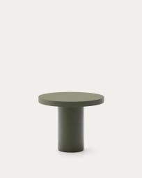 Tavolo rotondo Aiguablava in cemento verde Ø 90 cm
