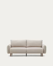 Divano Carlota 3 posti beige 213 cm FSC Mix Credit