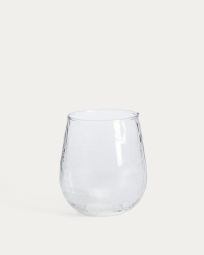 Sileia cup made of transparent recycled glass