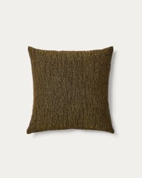 Melien cushion cover in green dot jacquard 50 x 50 cm