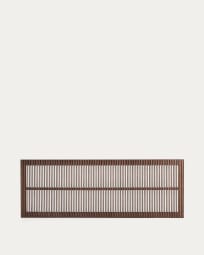 Beyla solid ash wood headboard with walnut finish for 180cm bed FSC 100%
