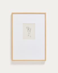 Lirena picture with botanical illustration 50 x 70cm