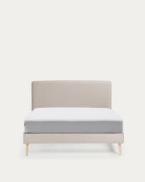 Dyla bed cover for a 150 x 190 cm mattress in beige