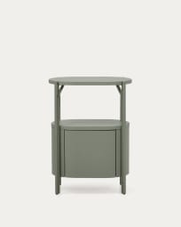 Arely bathroom vanity unit with steel structure and green lacquered MDF 60 x 40cm