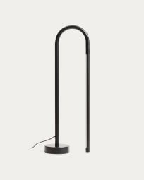Candeeiro de mesa Bow de alumínio preto
