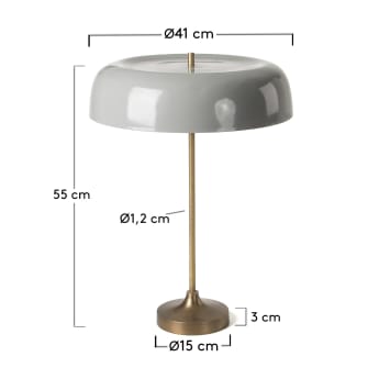 Lampe de table Benn - dimensions