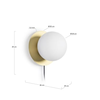Manz wall lamp UK adaptador - sizes