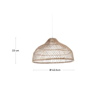 Lampenschirm für Lampe Dyara 100% Rattan Ø 41 cm - Größen
