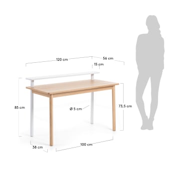 Jess desk 120 x 56 cm - sizes