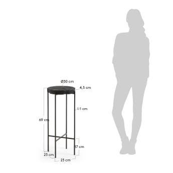 High Existence side table height 70 cm - sizes