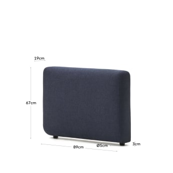 Neom sofa arm in blue - sizes