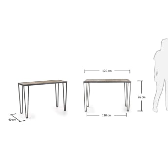 Pictor console table - sizes