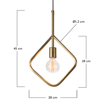 Lampe suspension Adiel - dimensions