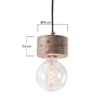 Lampe suspension Allie 13 cm - dimensions