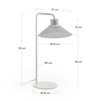 Mody table lamp white - sizes