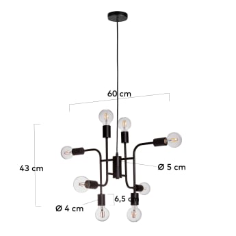 Stonaker ceiling lamp - sizes