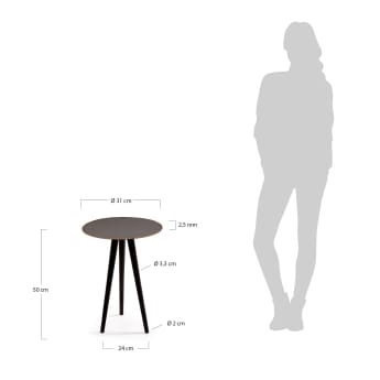 Table d'appoint Pearson Ø 31 cm - dimensions