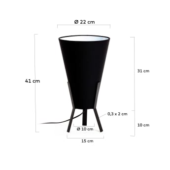 Lampe de table Morya - dimensions