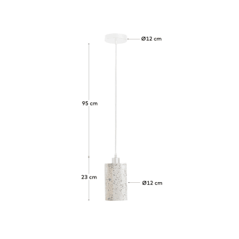 Analia round ceiling lamp - sizes