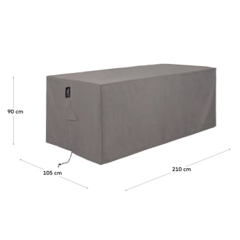 Iria protective cover for outdoor 3 seater sofas max. 210 x 105 cm - sizes