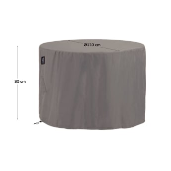 Iria Schutzhülle für runden Outdoor-Tisch max. 130 x 130 cm - Größen