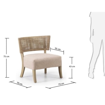 Zeno armchair - sizes