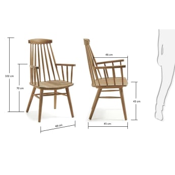 Chetor chair - sizes