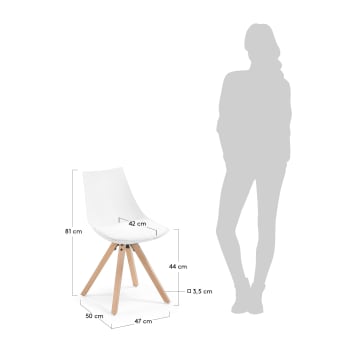 Avenue Chair,white - sizes