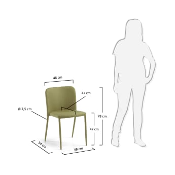 Tanyaka chair, lime - sizes