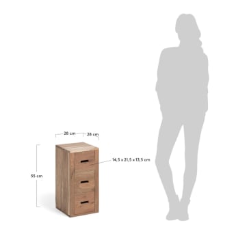 Yelina chest of drawers 55 cm - sizes