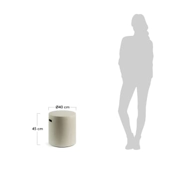 Sari stool Ø 40 cm - μεγέθη