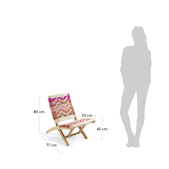 Multicolor Risha armchair - sizes