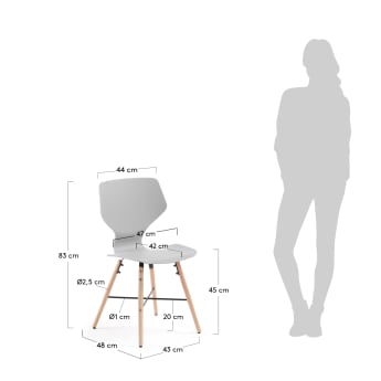Grey Witney chair - sizes