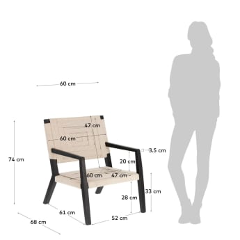 Shami armchair - sizes