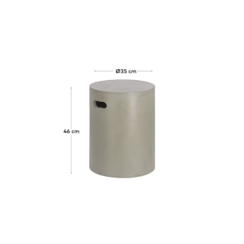 Jenell cement stool, 35 cm - sizes