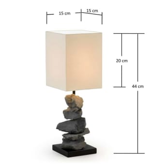 Bluff  table lamp - sizes