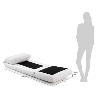 Chauffeuse Moss 78 x 88 (200) cm - dimensions