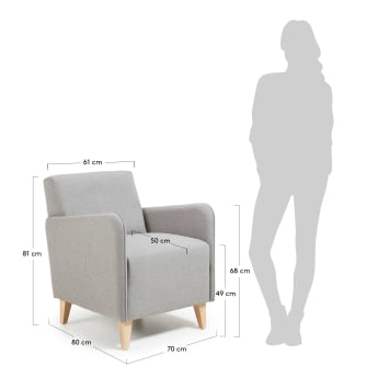 Arck Sessel grau - Größen