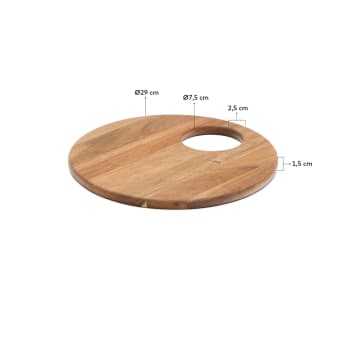 Klot medium-sized serving board made of acacia wood FSC 100% - sizes