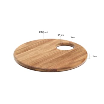 Klot large serving board made of acacia wood FSC 100% - sizes