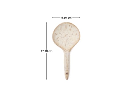 Zunel beige ceramic spoon - sizes