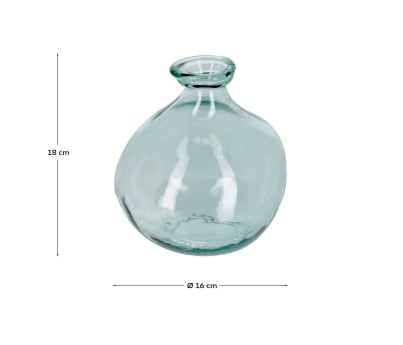 Brenna small clear vase - sizes
