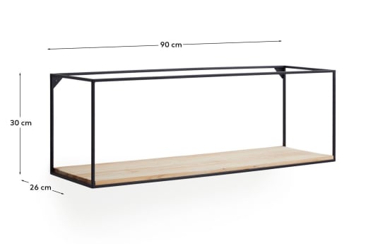 Wandrek Elisha 90 x 30 cm - maten