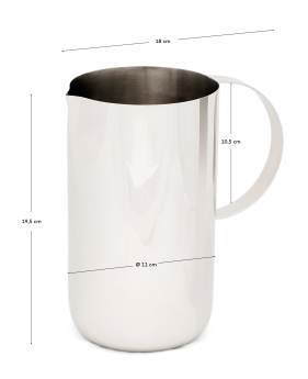 Nirela stainless steel jug - sizes