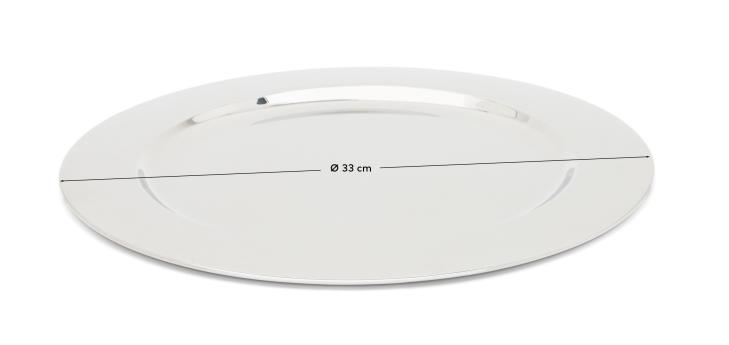 Nirela set of 2 stainless steel underplates - sizes