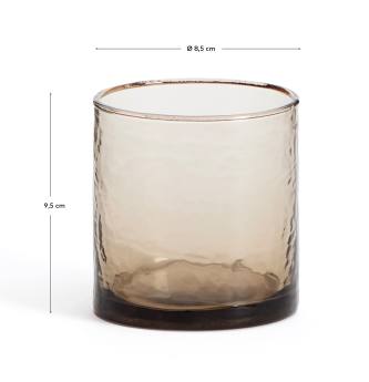 Obila cup made of brown recycled glass - sizes
