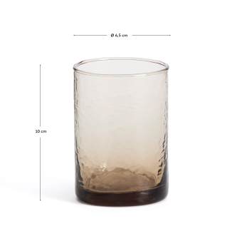 Obila cup made of brown recycled glass - sizes