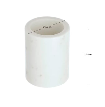Elenei marble bathroom cup - sizes