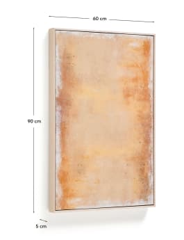 Selnar yellow abstract picture 60 x 90cm - sizes