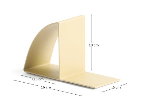 Mistra beige iron bookend - sizes